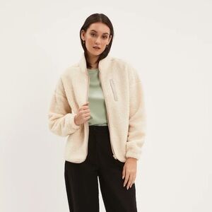 Frank & Oak Recycled Sherpa Teddy Jacket